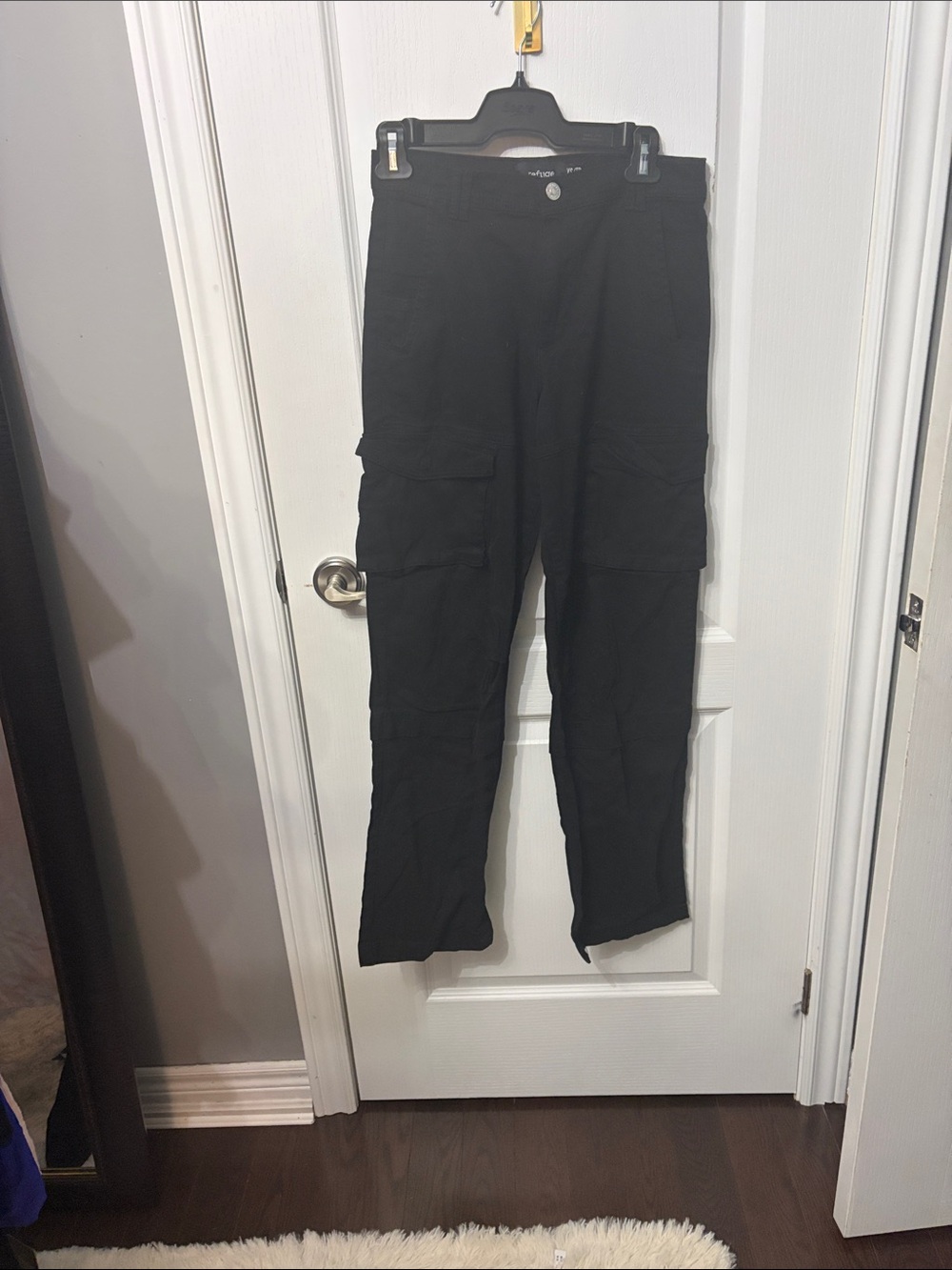 Refuge Black Cargo Pants with Utility Pockets